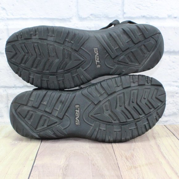 TEVA Black Nylon Hurricane Trail Sport Hiking Water Adjustable Sandals Size 11 - Picture 9 of 9